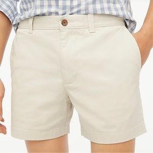 J Crew 5 Inch Khaki Shorts